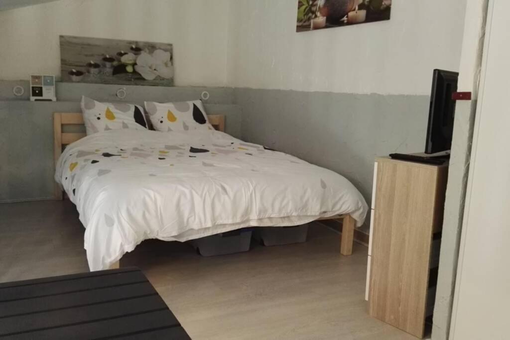 Studio Mezzanine En Residence Avec Piscine Au Village Le Barcarès Exterior foto